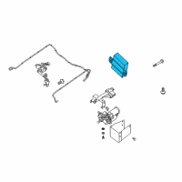 OEM Infiniti Control Assembly-Air Suspension Diagram - 28581-7S602