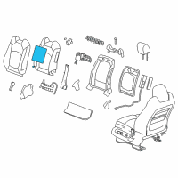 OEM Saturn Outlook Heater Asm-Driver Seat Back Cushion Diagram - 15899909