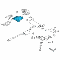 OEM 2016 Ford Escape Heat Shield Diagram - CV6Z-58114B06-C