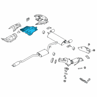 OEM 2015 Lincoln MKC Heat Shield Diagram - CV6Z-58114B06-C