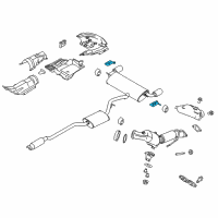 OEM Lincoln Rear Bracket Diagram - EJ7Z-5K291-B