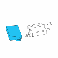 OEM 2015 Jeep Cherokee Module-Blind Spot Detection Diagram - 68147626AK