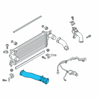 OEM 2021 Ford Ranger Outlet Tube Diagram - KB3Z-6F073-B