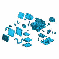 OEM Ford Escape Evaporator Assembly Diagram - FV6Z-19B555-E