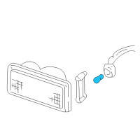 OEM 1996 Chevrolet K2500 Park/Turn Lamp Diagram - 9441838