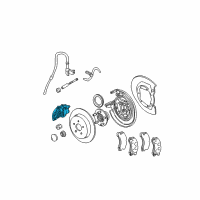 OEM 2004 Dodge Neon CALIPER-Disc Brake Diagram - 5014784AB