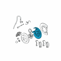 OEM 1999 Dodge Neon Adapter-Disc Brake CALIPER Diagram - 5083789AA
