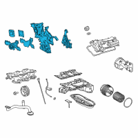 OEM 2021 Lexus LC500h Cover Assy, Timing Chain Diagram - 11310-31090