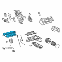 OEM 2018 Lexus LS500h Manifold Assembly, Intake Diagram - 17120-31080