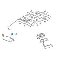 OEM 2017 Chevrolet SS Support-Sunshade *Titanium Diagram - 92281646