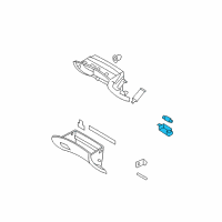 OEM 2010 Hyundai Elantra Lamp Assembly-Glove Box Diagram - 92620-2L000