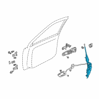 OEM Chevrolet Tracker Front Door-Lock Assembly, RH (On Esn) Diagram - 30021394