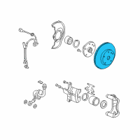 OEM 1997 Honda Odyssey Disk, Front Brake (15") Diagram - 45251-S2H-N00