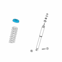 OEM Chrysler Crossfire BUSHING-Spring Diagram - 5102308AA