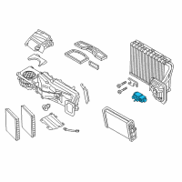 OEM 2022 BMW 740i xDrive Electrical Expansion Valve Diagram - 64-11-9-361-709