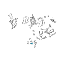 OEM 2014 Infiniti QX50 Front Seat Slide Switch, Right Diagram - 87016-3LZ1A