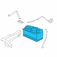 OEM 2017 BMW 230i xDrive Battery From Exide (Warranty Diagram - 61-21-7-639-053