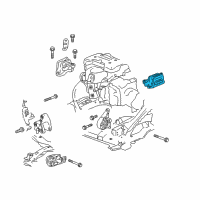 OEM 2019 GMC Acadia Transmission Mount Diagram - 84499835