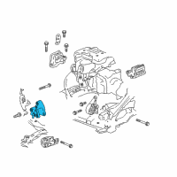 OEM 2019 GMC Acadia Rear Transmission Mount Diagram - 84699438