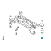 OEM Kia Telluride Flange Nut-Self Lock Diagram - 544564A000