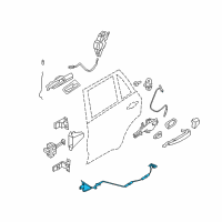 OEM 2014 BMW X6 Door-Handle Light, Rear Left Diagram - 63-17-7-209-883