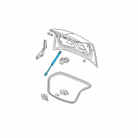 OEM 2009 Chevrolet Malibu Support Strut Diagram - 15825422