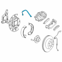 OEM 2013 GMC Sierra 3500 HD Brake Hose Diagram - 84183656