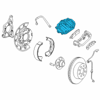 OEM GMC Sierra 2500 HD Caliper Diagram - 23405772