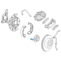 OEM 2005 Chevrolet Express 3500 Wheel Stud Diagram - 11571093