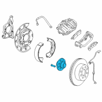 OEM GMC Hub Diagram - 23455948