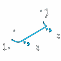 OEM Lincoln BAR - STABILIZER Diagram - LJ7Z-5A772-A