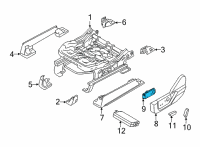 OEM 2020 Ford Explorer Seat Switch Diagram - DG9Z-14A701-BAM