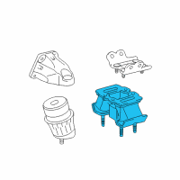 OEM 2019 Lexus IS350 INSULATOR, Engine Mo Diagram - 12371-31390