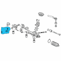 OEM 2019 Acura MDX Baffle, Eps Heat Diagram - 53692-TZ5-A90