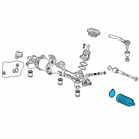 OEM 2014 Acura MDX Dust Seal Set Diagram - 53537-TZ5-A01