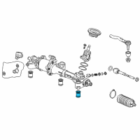 OEM 2014 Acura MDX Bushing Diagram - 53686-TZ5-A01