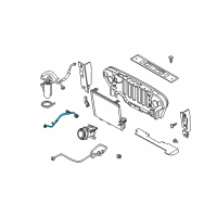 OEM Jeep Wrangler Line-A/C Discharge Diagram - 55037579AD