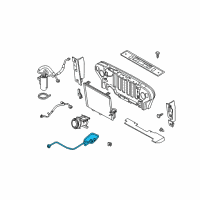 OEM 2004 Jeep Wrangler Line-A/C Liquid Diagram - 55037706AB