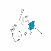 OEM 2014 Hyundai Sonata Computer Brain Engine Control Module Diagram - 39111-2G673