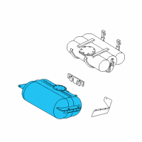 OEM 1999 Dodge Ram 2500 Van Fuel Tank Diagram - 52128014AB