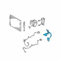 OEM Lexus RX400h Hose, Cooler Refrigerant Discharge, NO.1 Diagram - 88703-48091