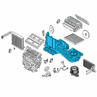 OEM 2022 Ford Police Interceptor Utility Evaporator Case Diagram - L1MZ-19930-BF