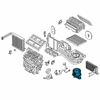 OEM 2022 Ford Explorer Blower Motor Diagram - L1MZ-19805-BC