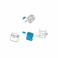 OEM 2007 Chevrolet Suburban 1500 Block Asm, Body Wiring Harness Junction Diagram - 19210397