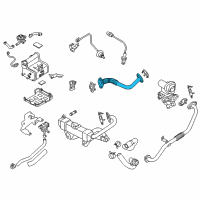 OEM 2021 Hyundai Ioniq Pipe Assembly-EGR Diagram - 28420-03HA0