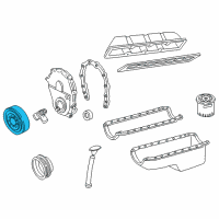 OEM 1997 Chevrolet C2500 Suburban Vibration Damper Diagram - 10216452