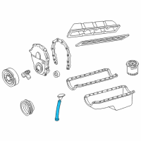 OEM Chevrolet P30 Tube Asm-Oil Level Indicator Diagram - 12551078