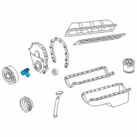 OEM GMC Safari Sensor, Crankshaft Position Diagram - 12596851