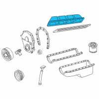 OEM 1997 Chevrolet K2500 Valve Cover Diagram - 12550008