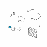 OEM 2010 Saturn Vue Clutch Kit, A/C Diagram - 19130337